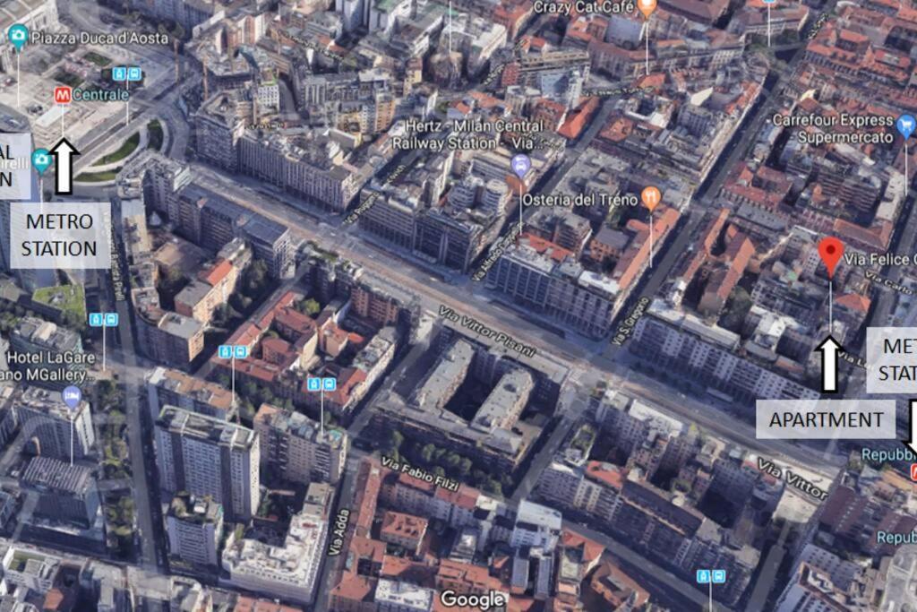 Suite Mm3/Repubblica, 2 Min. Da Staz. Centrale 米兰 外观 照片